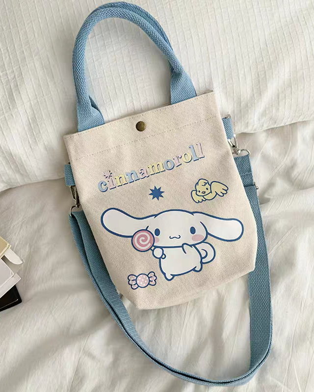 三丽欧家族系列帆布便携小挎包
