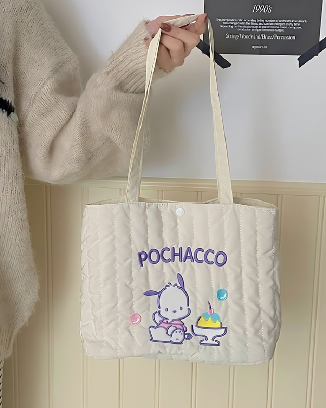 三丽欧家族系列刺绣托特包